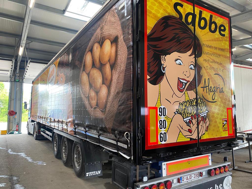 Our customer believes that a great variety deserves it’s own truck. Thanks to Sabbe Gosselies - what a beauty!