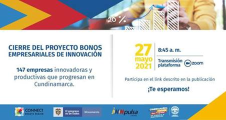 juansrobledo's tweet photo. Bonos de innovación de la @CundinamarcaGob, @ConnectBogota e @InnpulsaCol fue un gran éxito uniendo demanda y oferta por tecnología. Hoy vimos casos inspiradores de empresasm innovando! Toca escalar este esquema de váuchers a nivel nacional! @MincienciasCo @DNP_Colombia https://t.co/39XX8uTb1r