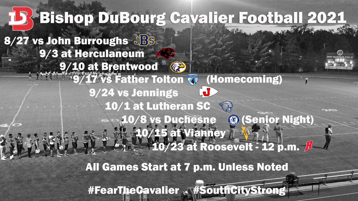 2021 Schedule Reveal #SouthCityStrong