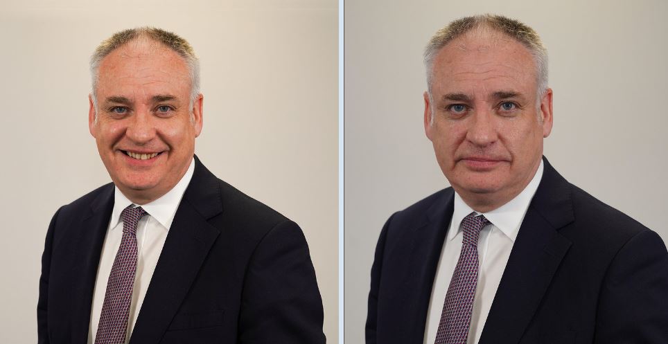 Richard Lochhead happy and sad portraits