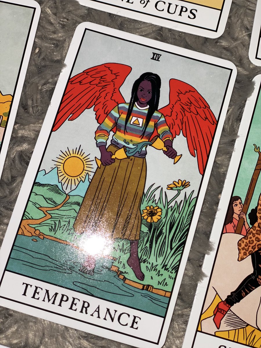 lovettejallow's tweet photo. Look at the melanin!!! #lisasterle #Tarotcards this made my day 😍 https://t.co/y43rqBrfzB
