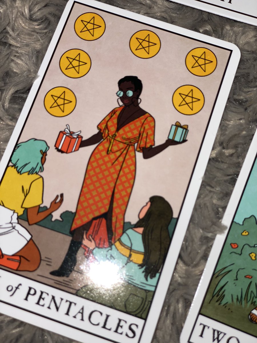 lovettejallow's tweet photo. Look at the melanin!!! #lisasterle #Tarotcards this made my day 😍 https://t.co/y43rqBrfzB