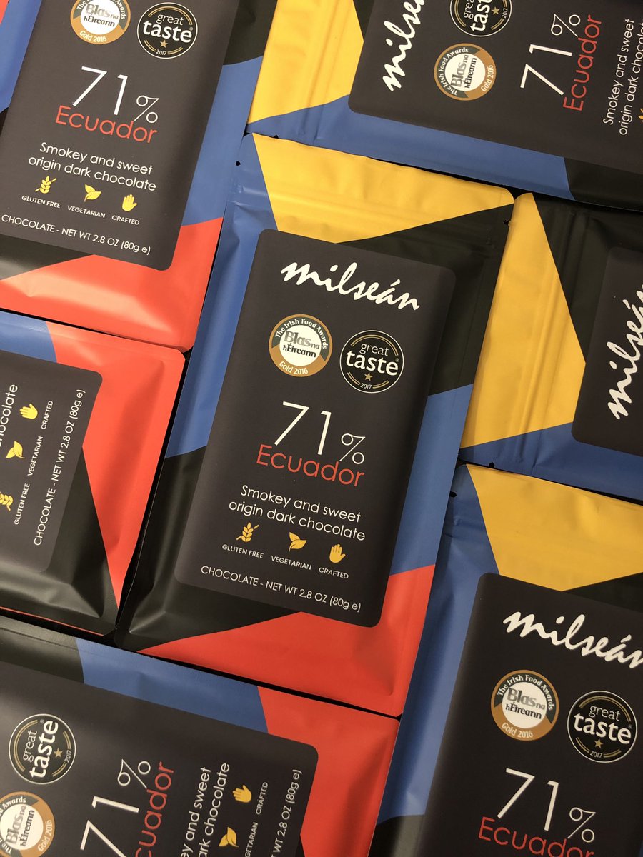 MilseanChocolat's tweet photo. The bars are back in town !, our new wrappers https://t.co/Ts2TYSE3jg