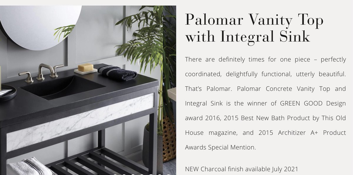 Planning to update your bathroom? <a href="/Native_Trails/">Native Trails</a> offers unique and functional options! #ThursdayMotivation #KBtribechat #interiordesign