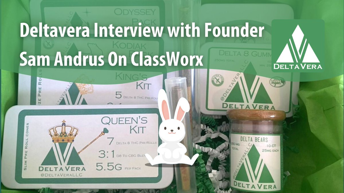 Only 90 minutes until our live virtual interview with DeltaVera Founder Sam Andrus about his entry into the Delta 8 Market and how DeltaVera has evolved!

You don't want to miss this one 👉 bit.ly/3yRa44f

#cannabis #business #free #interview