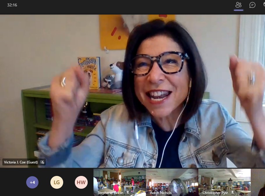 We had amazing visits w/<a href="/victoriajcoe/">Victoria J Coe</a>, author of #OSOB Fenway and Hattie! We enjoyed hearing about the story, the process of writing, &amp; even her favorite ice cream (pistachio). Many thanks to <a href="/victoriajcoe/">Victoria J Coe</a>, to <a href="/INHumanities/">Indiana Humanities</a>, the Herbert Simon Family Foundation, &amp; <a href="/CICFoundation/">CICF</a>.