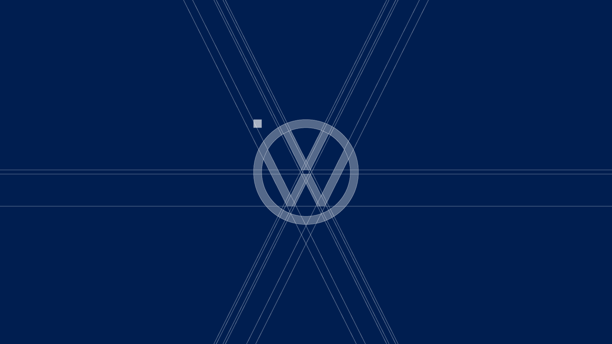 Made some minor changes on the new Volkswagen logo.

Feedbacks are appreciated!