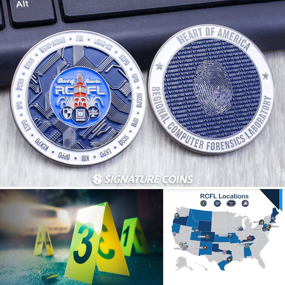 signature_coins's tweet photo. Amazing Combination of Locations for the Regional Computer Forensics Laboratory get it right for the team!

Tag your #cyberteam

#ChooseSignature #Signaturecoins #customchallengecoin #RCFL #FBI #USAOWDNO #CCSO #PCSO #LSPD #KCKPD #KBI #OPPD #LKPD #SCSO #OPD #NKCPD #KCPD #GPD #CPD https://t.co/uNwygOZ5nv