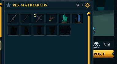 RS_Krayden's tweet photo. finished laniakea spear in single slayer task on iron 🥳

also I made a kalphite repriser just to look at all the cute t90 defenders together https://t.co/U6H0KI2Oei
