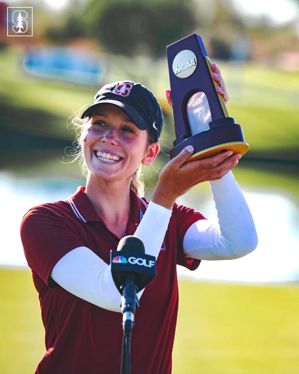 GoStanford's tweet photo. 𝙃𝙀𝘾𝙆 of a freshman year for @rachelheck2020: 

NCAA Champion
ANNIKA Award Winner
PING WGCA Player of the Year
PING WGCA Freshman of the Year
WGCA First Team All-American

#GoStanford https://t.co/IZ53A8EqrP