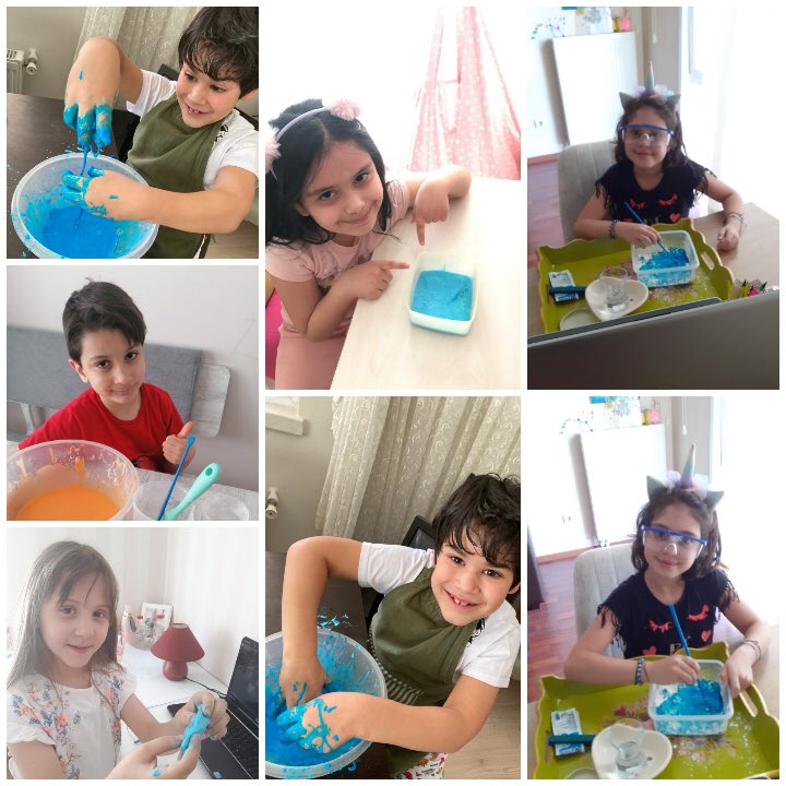 İTÜ ETA Vakfı  Batıkent Doğa Koleji çalışkan arıları Deney Atölyesi dersimizde mısır nişastasını şu ile buluşturarak oobeck yaptık. Oynaması oldukça zevkli bir ders yarattık. Yaparak yaşayarak öğrenme modeli ile Doğa’da deney zamanı..
🥽🧪🌡 <a href="/GuldenOnat/">Gülden ONAT</a> <a href="/KvancBarlas/">Kıvanç Barlas 🇹🇷</a> <a href="/DogaOkullari/">Doğa Koleji</a>