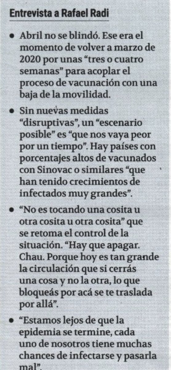 JMCarzolio's tweet photo. "Está vez es en serio, no estoy mintiendo, algo se prende fuego". Contundente y explícito Radi en @BUSQUEDAonline. Imperdible. https://t.co/XJNjuOQq6F