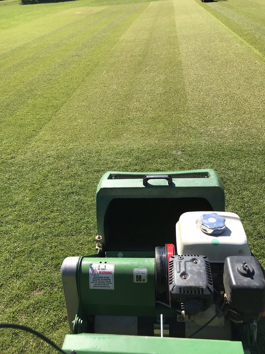 Amy_Sullo5's tweet photo. I’m moving more slowly than I used to but at 31 weeks pregnant I’m still cutting pitches and marking wickets! Thank god for gel insoles!! https://t.co/u6kjYjAnH3