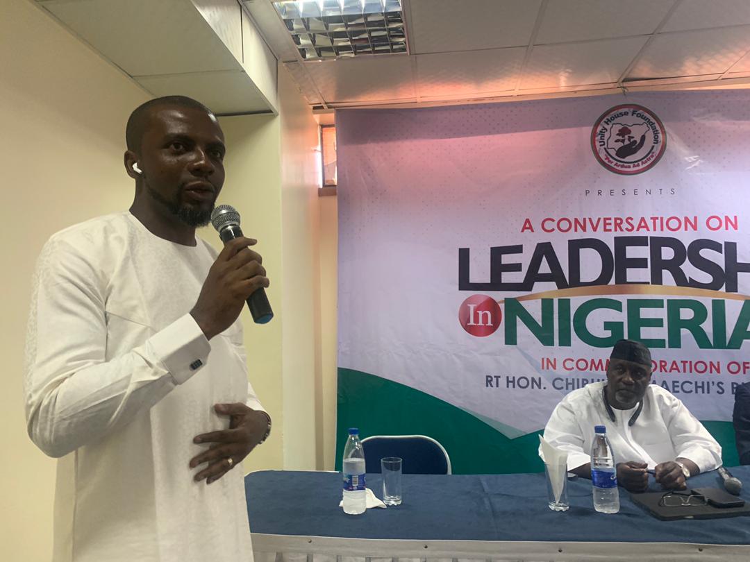 Mayor_ofph's tweet photo. Wabiye Idoniboyeobu Speaking at the ongoing Leadership Conversation with Unity House Foundation @UHF_NG  #Dare2Succeed https://t.co/KLx6jtyBYJ