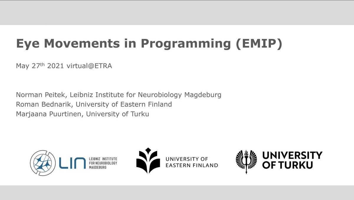 Eye Movements in Programming 👀 tweet media