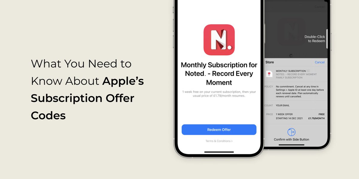 DigitalWorkroom's tweet photo. Your app deserves more subscribers, and offer codes may be the way for you to attract them!
Find out how to acquire and reactivate users with offer codes: https://t.co/hQDSDGeCas
#apple #subscription #offercodes https://t.co/QhCNTzgUdB