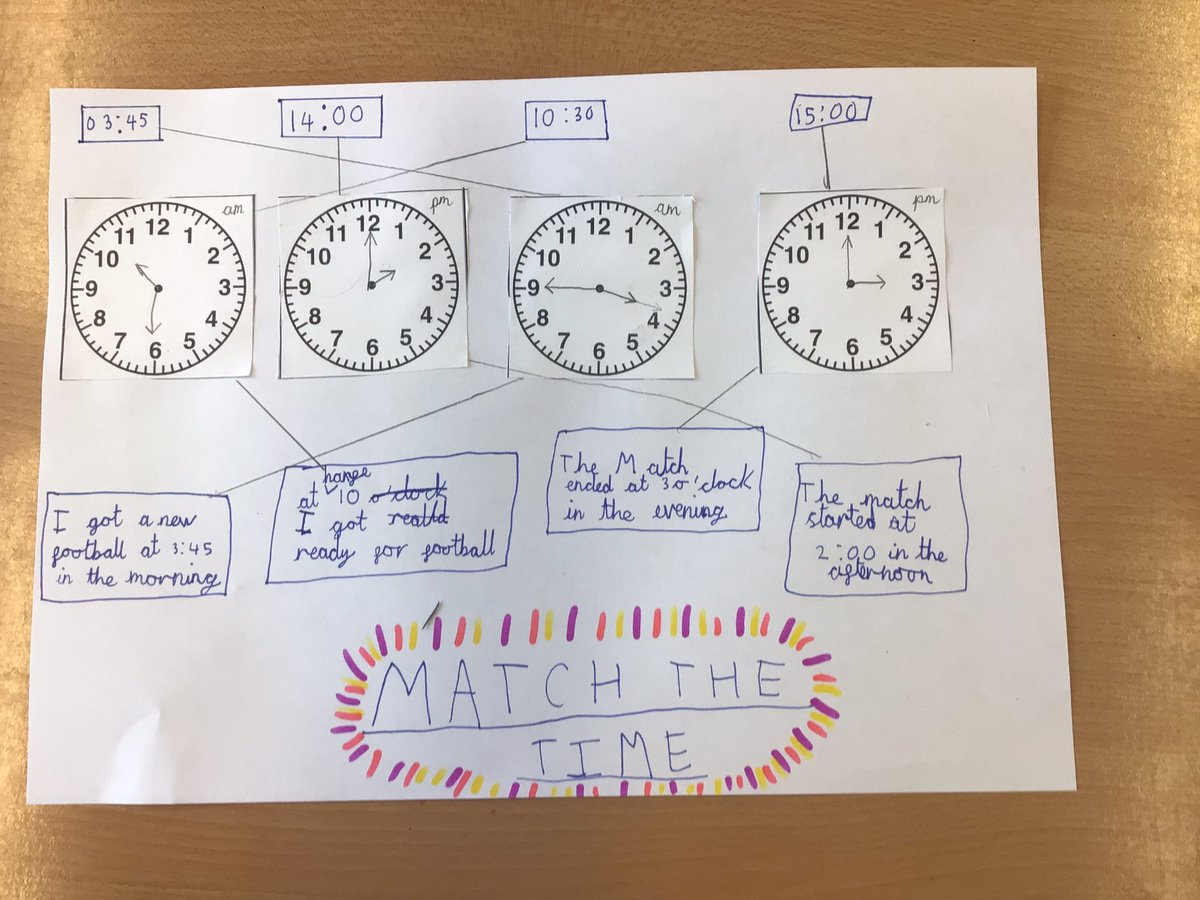 StrettonStMatts's tweet photo. Year 4 have been busy creating football games with a time element. #SSM #SSMYear4 #SSMMaths #SFWGameOn @SchoolsFootball https://t.co/bNadnZrrIC