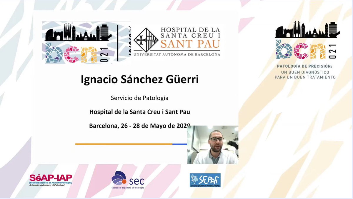 lara_pijuan's tweet photo. En Casa Batlló durante el XXX Congreso de la #SEAP2021 vemos casos clínicos de derrames serosos en el Seminario de la @SECitologia
El Dr. Ignacio Sánchez de Sant Pau pero actualmente en @hmarpath nos presenta un derrame ascítico #maligno🔝
#Cytopath #MarPath #Citologia https://t.co/DnbwmPrHkD