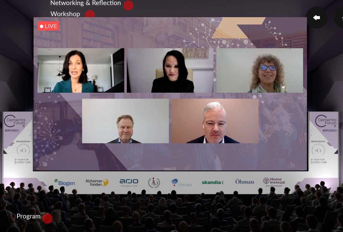 DementiaForumX's tweet image. Our last panel discussion of #DFX2021 has just come to an end! Here we share some highlights from the session on &quot;Design and Dementia in Long Term Care&quot; - with @JulieOckerby, @Andrea_Harman, Dr Klas Sjöberg from @BrainLit_Global and Nils Styf from @hemso_se
