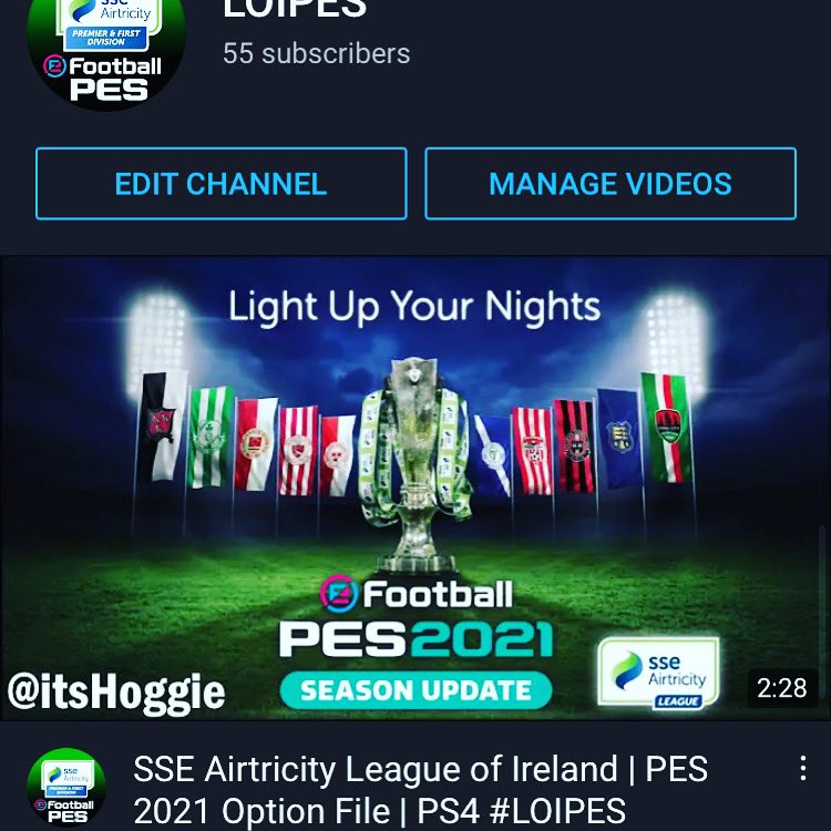 eFootballLOI's tweet photo. Could everyone please subscribe to my YouTube. I post all previews and updates on there, it’s also the first place I’ll post the completed Option File once it’s completed.
#LOIPES #GreatestLeagueInTheWorld
https://t.co/DYsjQwb3sn https://t.co/GmZpUwvfnX