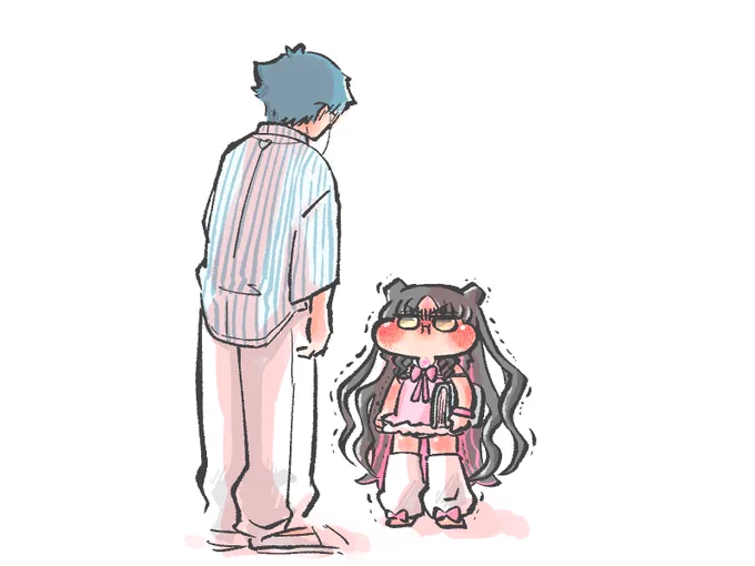(すごい顔だな) 