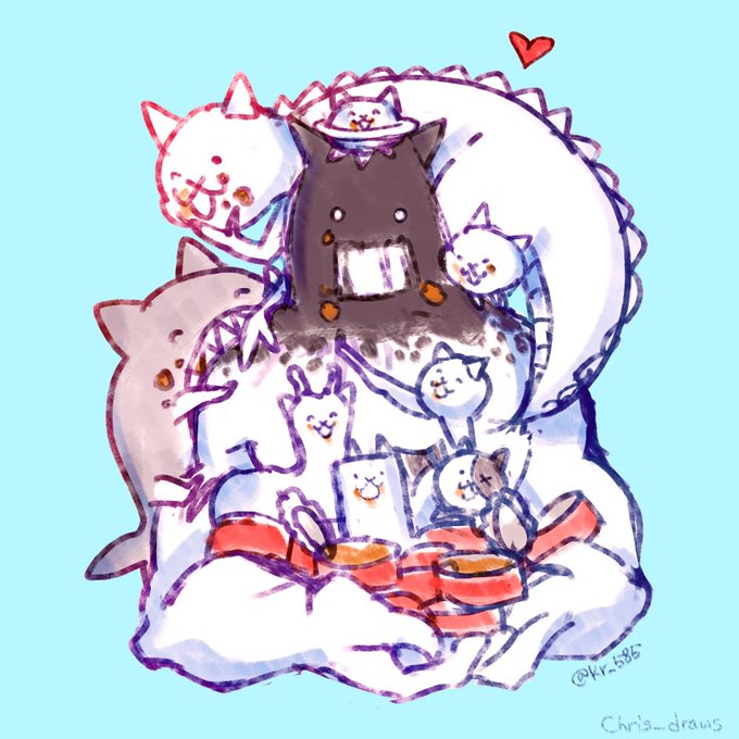 にゃんこ大戦争のtwitterイラスト作品 にゃんこ大戦争のtwitterイラスト作品