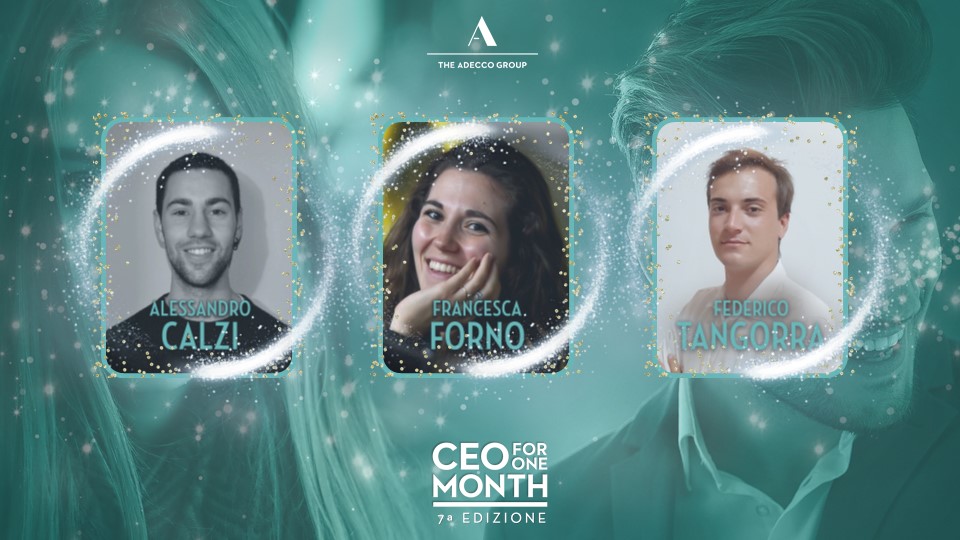 AdeccoGroupITA's tweet image. L’ultimo giorno di #Bootcamp inizia con l'annuncio dei tre super finalisti di #CEOforOneMonth: Alessandro Calzi, Francesca Forno e Federico Tangorra. Chi vincerà la settima edizione del nostro #talentprogram? Segui la nostra diretta su Instagram @adeccogroupitaly! #C1M7