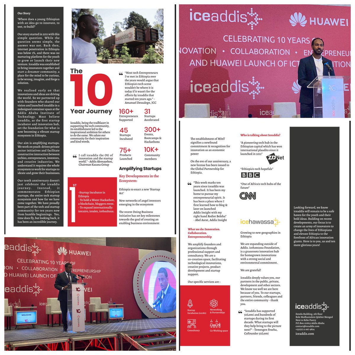 GMirafe's tweet photo. great to celebrate the incredible journey of @iceaddis - started in a shipping container when internet penetration was < 1%, going on to support 160+ #entrepreneurs, incubate 45 #startups, build >10k community members! 🙏🏾 for inviting me to moderate a panel. #ICE10 #Ethiopia https://t.co/ze3nS5lEzx