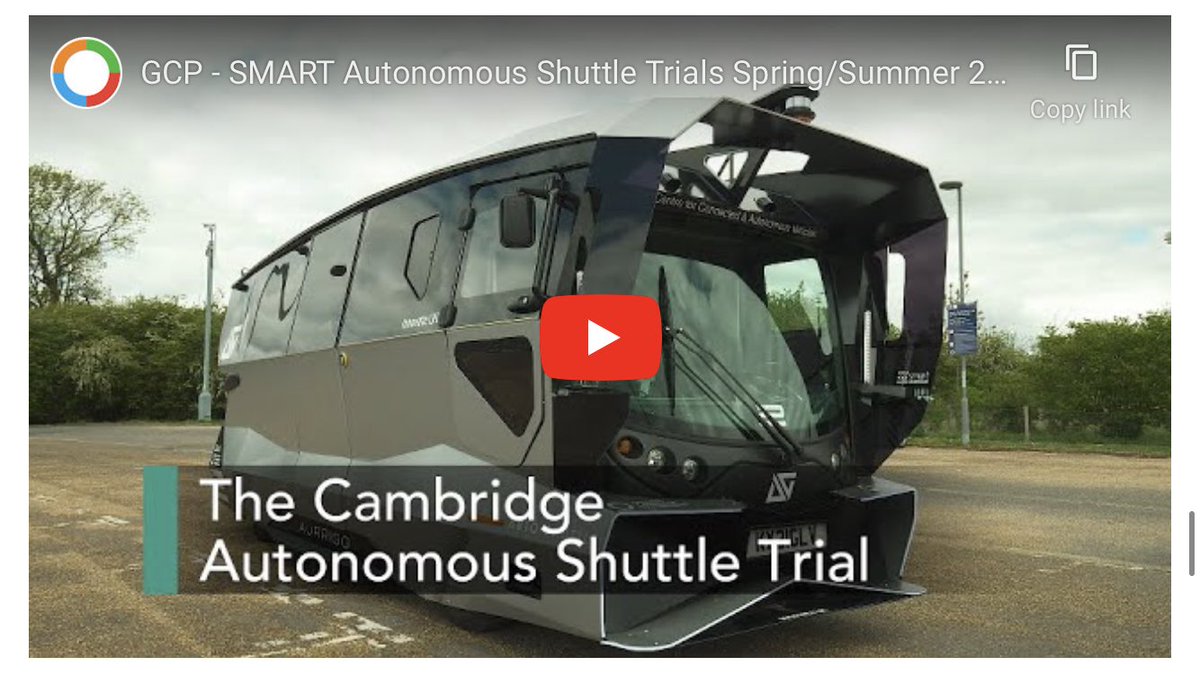 Watch our #CambridgeAutoShuttle video about the work we've been doing for <a href="/GreaterCambs/">Greater Cambridge Partnership</a> with @aurrigotech to look at how autonomous technology can be used on the future public transport network and pave the way for a range of on-demand #autonomous services youtu.be/synvgeyW8yA