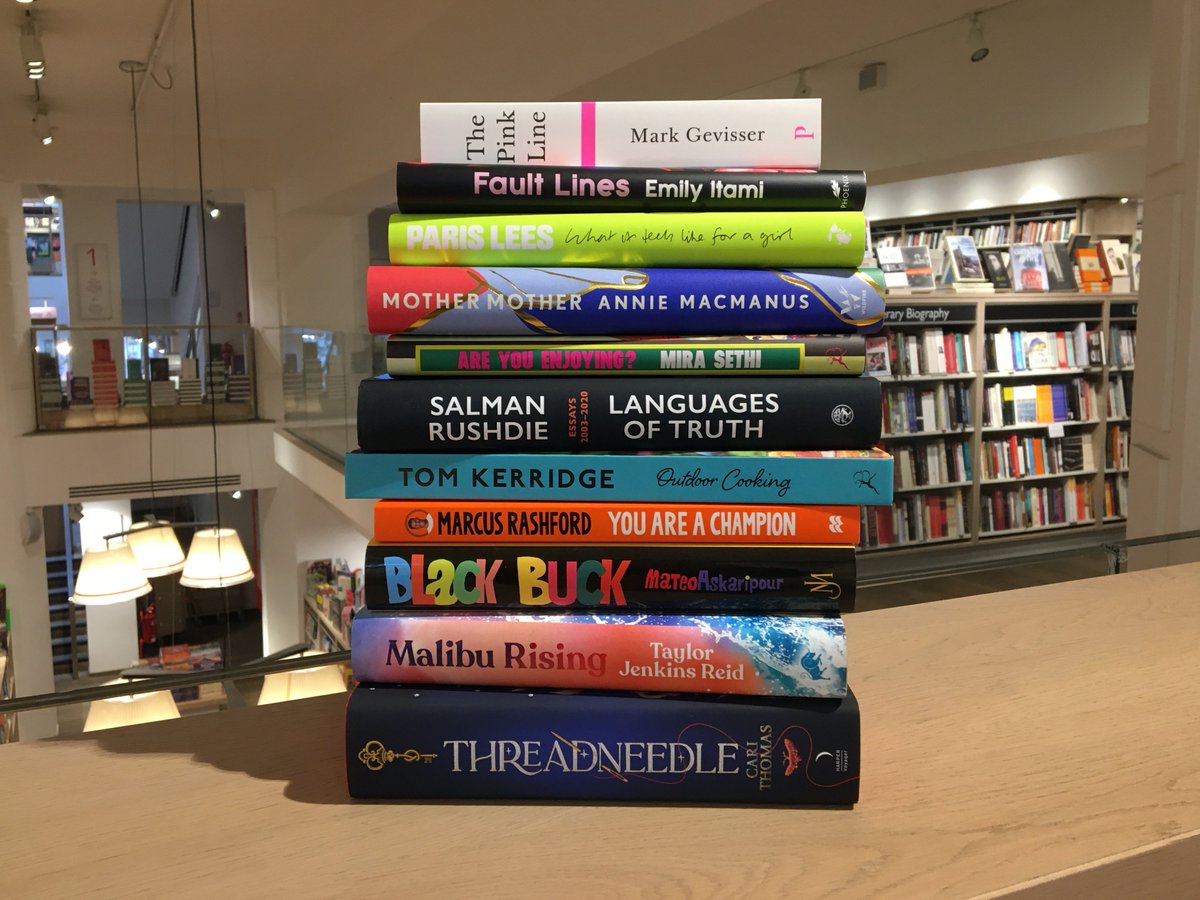 Foyles Bookshop (@foyles) on Twitter photo Hey you—yes you, in need of a new book! Here's a selection of some favourites published today 🤩🤩
Feat. #MarkGevisser, <a href="/EmilyItami/">Emily Itami</a>, <a href="/parislees/">Paris Lees</a>, @anniemacmanus, <a href="/sethimirajee/">Mira Sethi</a>, <a href="/SalmanRushdie/">Salman Rushdie</a>, <a href="/ChefTomKerridge/">Tom Kerridge</a>, <a href="/MarcusRashford/">Marcus Rashford</a>, <a href="/AskMateo/">Mateo Askaripour</a>, <a href="/tjenkinsreid/">TJR NEWS ONLY</a> and @Cari_Threads Hey you—yes you, in need of a new book! Here's a selection of some favourites published today 🤩🤩
Feat. #MarkGevisser, <a href="/EmilyItami/">Emily Itami</a>, <a href="/parislees/">Paris Lees</a>, @anniemacmanus, <a href="/sethimirajee/">Mira Sethi</a>, <a href="/SalmanRushdie/">Salman Rushdie</a>, <a href="/ChefTomKerridge/">Tom Kerridge</a>, <a href="/MarcusRashford/">Marcus Rashford</a>, <a href="/AskMateo/">Mateo Askaripour</a>, <a href="/tjenkinsreid/">TJR NEWS ONLY</a> and @Cari_Threads