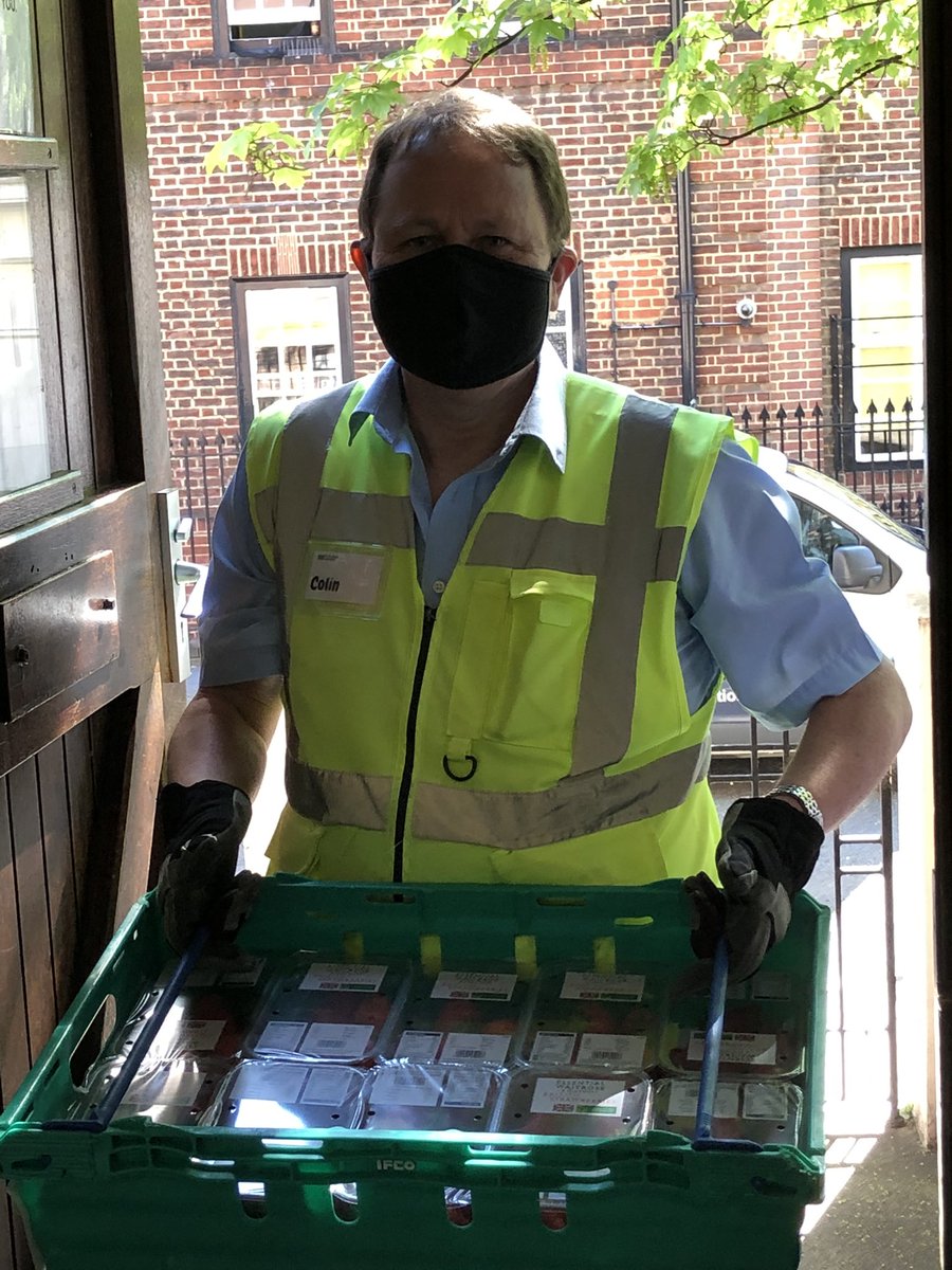gordonCardinalH's tweet photo. Who is this handsome gentleman, I hear you ask? This is the lovely Colin who works with the fab @felixprojectuk. Colin turns up @CardinalHumeCHC every week rain or shine, with a van full of goodies for our young hostel residents. Always cheerful, and looking fabulous! 😉. https://t.co/3TPblwzJrR