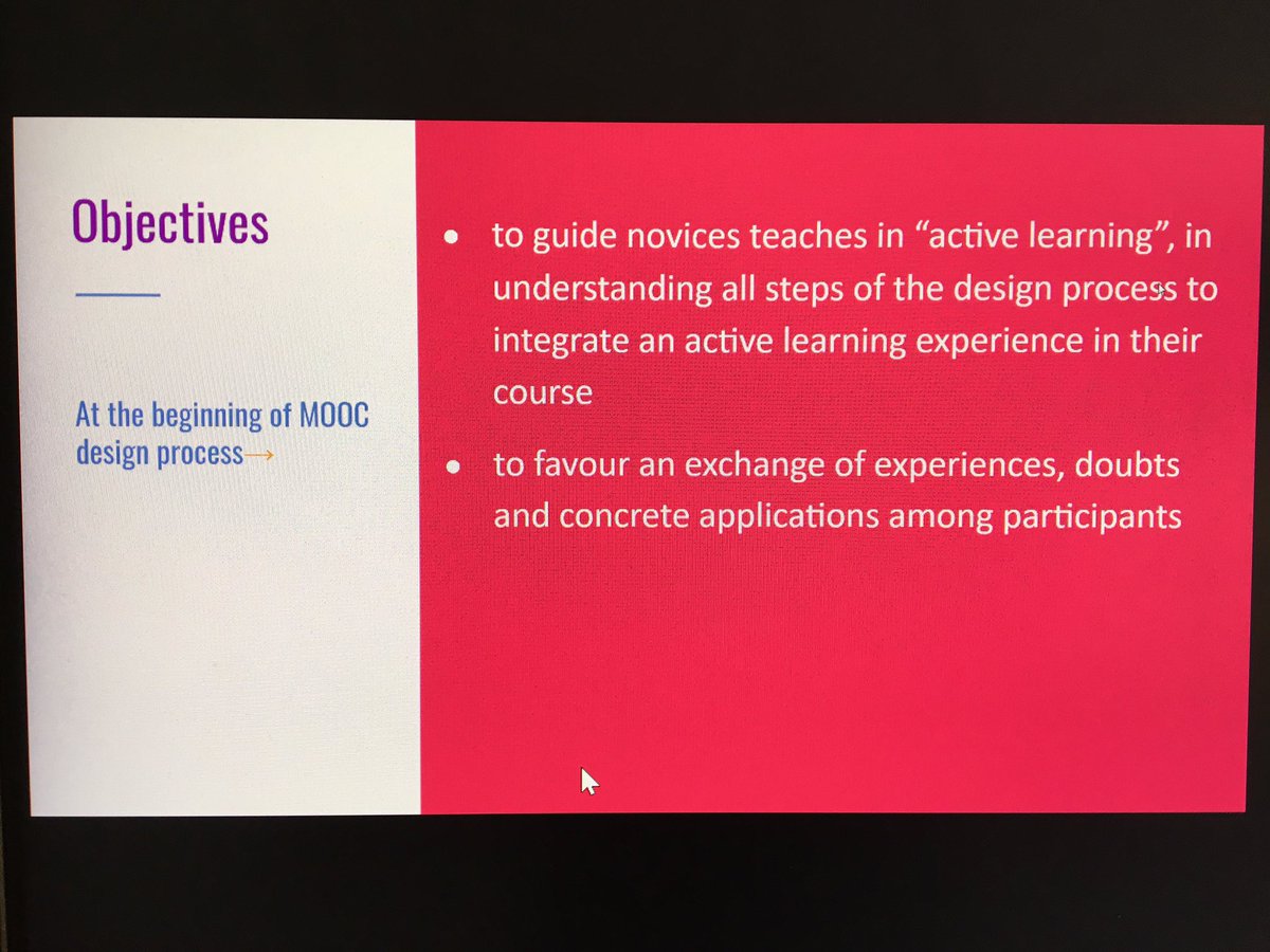 Fantastic MOOC developed by my METID colleagues on active learning for soft skills. <a href="/valeriabaudo/">Valeria Baudo</a> aleTomasini share the results coming from data analysis and interviews with learners. #elene4Life