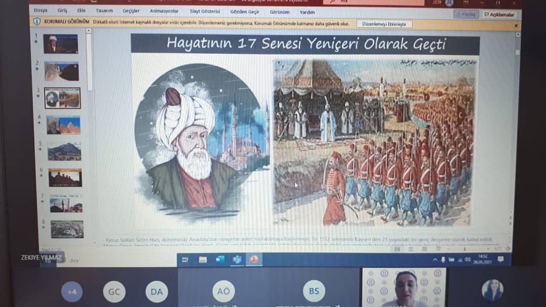 11.sınıf öğrencilerimize Felsefe bölümü tarafından Mayıs ayı '' Medeniyet Tarihine İz Bırakanlar'' Mimar Sinan konulu sunum gerçekleştirildi. 💜

#Uğurluolmak