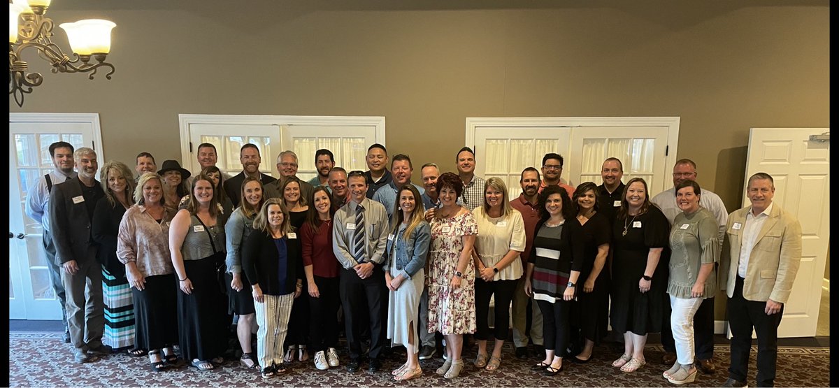 DrDekoninck's tweet photo. Thanks to current and former Greenwood Education  Foundation Board Members and their significant others for the surprise celebration Wednesday night! https://t.co/W4yLxKzMyq