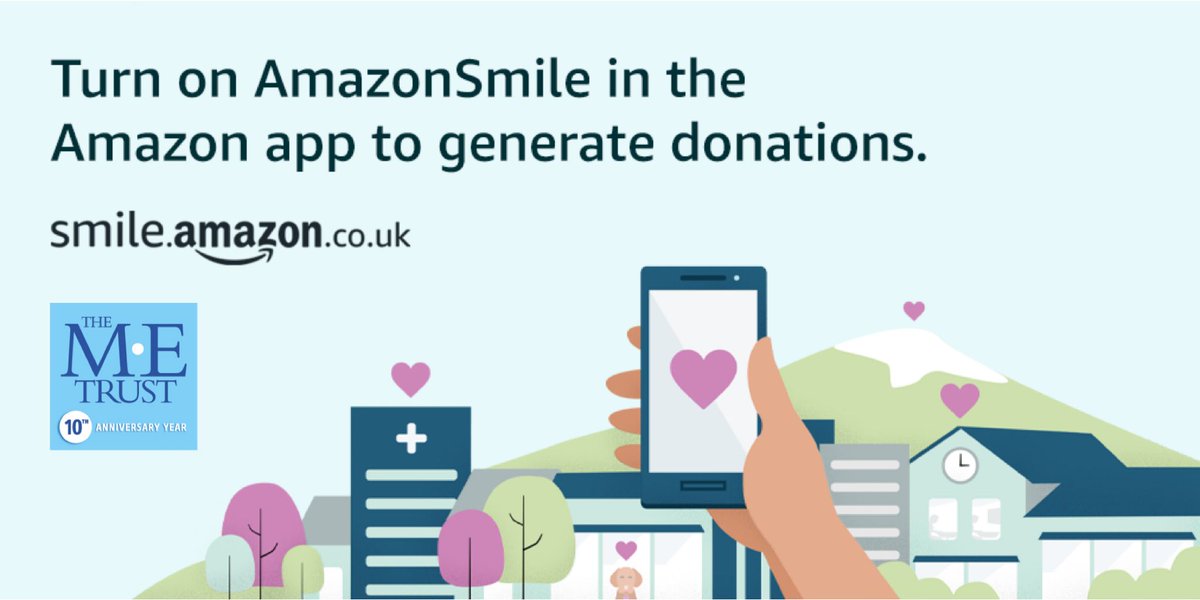 METrustUK's tweet photo. 💙 Thank you to everyone who has used #AmazonSmile in the past 3 months, you raised £130 for #TheMETrust! AmazonSmile is now available on the Amazon app making it easier than ever to donate at no extra cost to you. Find out how: https://t.co/APz3amWLWP https://t.co/SWzgIU3GxE