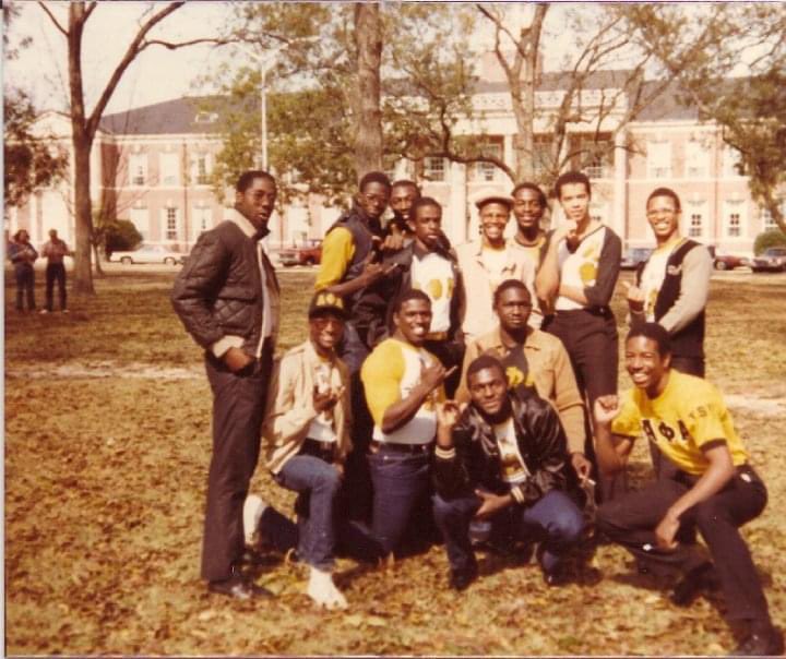 Phasmatis's tweet photo. 43 years ago today the campus of Troy State University became a lot colder. Under the direction of Bro. Calvin “Hitman” Griffin 17 K.G chartered Xi Beta the 487th house of Alpha Phi Alpha Fraternity, Inc. Happy Charter Day brothers! #LLHM #House487 #TheThrone #AlphaBama 🤙🏽 https://t.co/tLfBNLFhRh