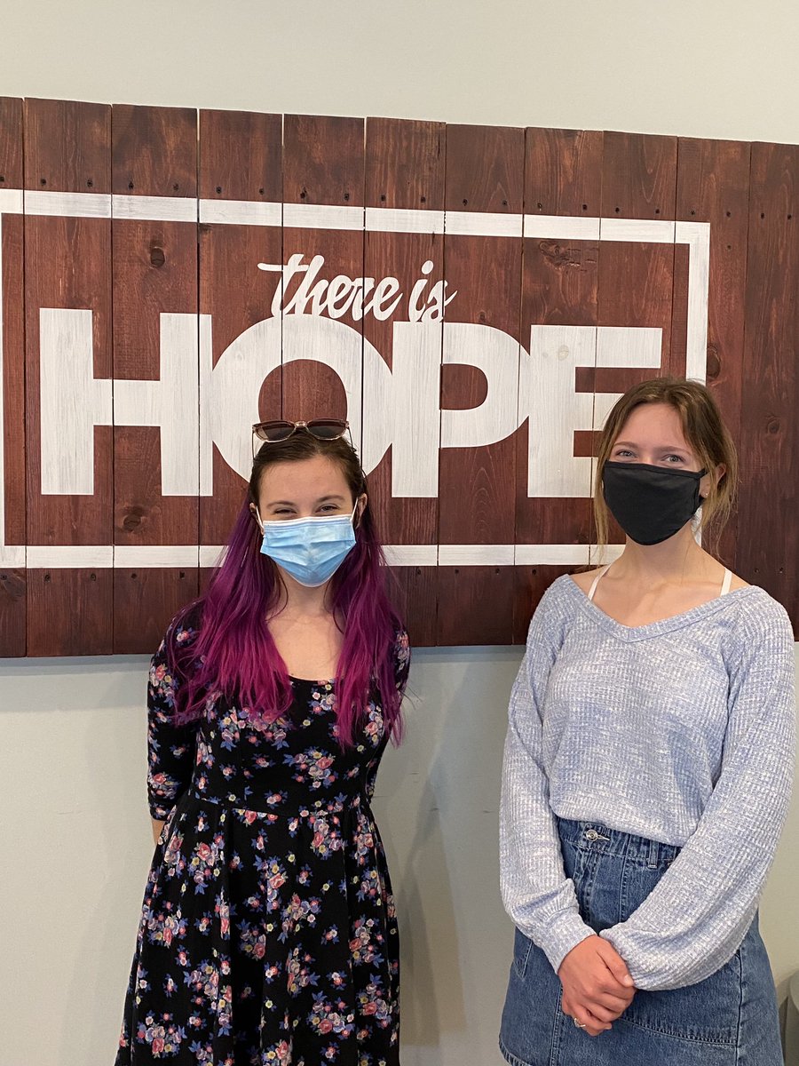 MiamiEastHS's tweet photo. NHS members Paetyn G. &amp; Cyrena M. chose to collect items for Partners in Hope as their Senior Service Project.  Students brought in household items like toothbrushes, laundry soap, hand soap, and shower supplies to help those in need. Paetyn &amp; Cyrena delivered the items last week https://t.co/dyf1ZGT7zJ