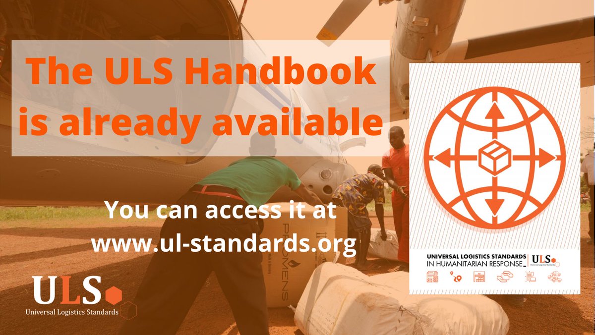 🔜Very soon the #ULS Handbook will be available in other languages. 

📙Until then, you can still check the English version online here: bit.ly/2SRAvpF

📩And subscribe to our newsletter:  eepurl.com/hvZdvP 

#logistics #humlog #humanitarianlogistics #standards