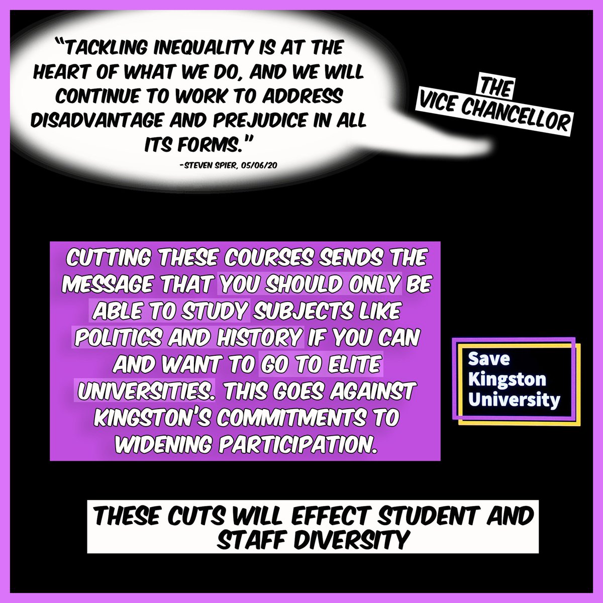 #SaveKingstonUni
#saveKUpolitics
#saveKUhistory
#saveKUfilm 
#saveKUmedia