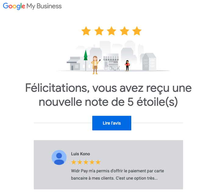 [⭐️⭐️⭐️⭐️⭐️] Aujourd'hui nous avons obtenu notre 10ème avis 5**** sur #Google.
Merci à Me Luis Wolff Kono pour son partage d'experience sur Widr Pay, devenu la solution de paiement #Avocats la mieux notée de France (+100 avis sur toutes nos plateformes) hubs.li/H0P37KR0