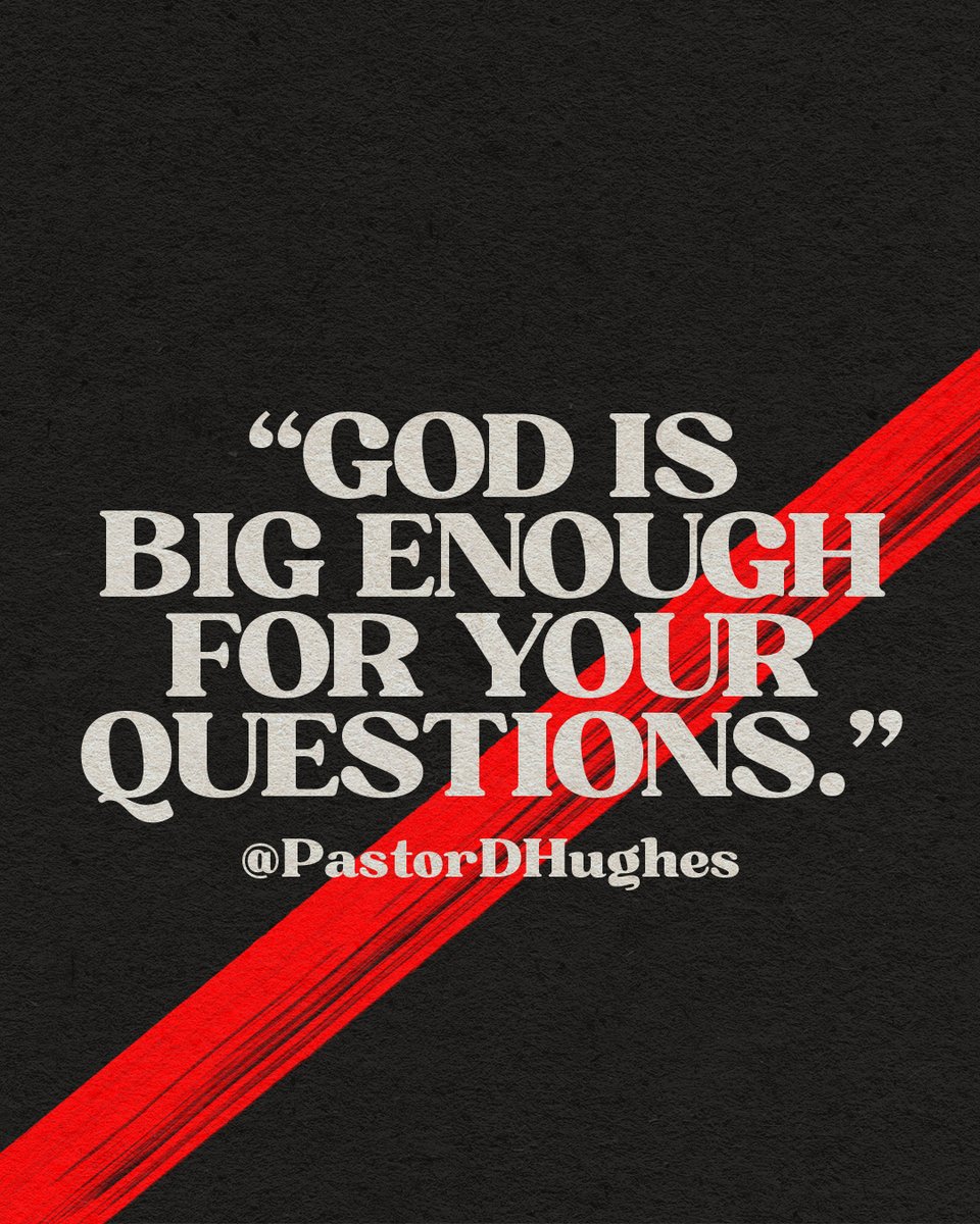 God's got all the answers. Do not hesitate to ask Him any ❓❓❓ you may have!