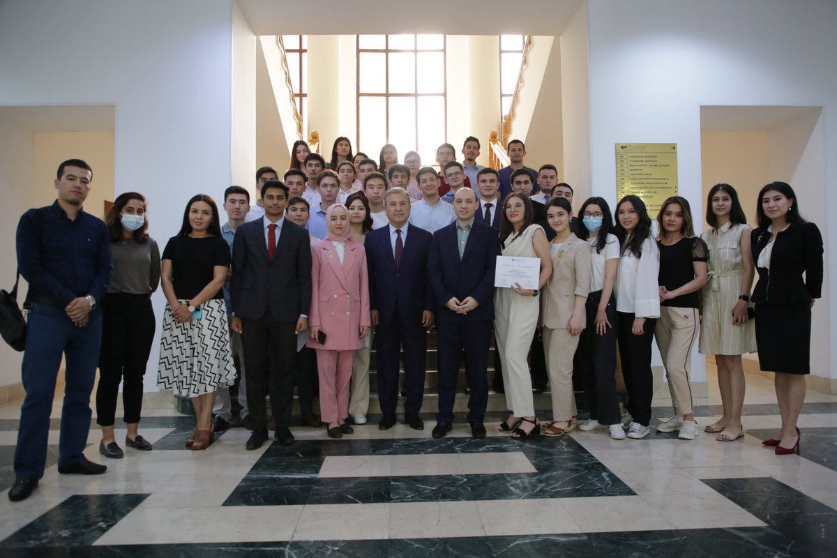 Yesterday we awarded certificates to the participants of the academic course on #Globalization &amp; #SustainableDevelopment at <a href="/WestminsterEdu/">Westminster International University in Tashkent</a>. My students took part &amp; provided outstanding input to the lectures, debates &amp; discussions throughout this semester.
