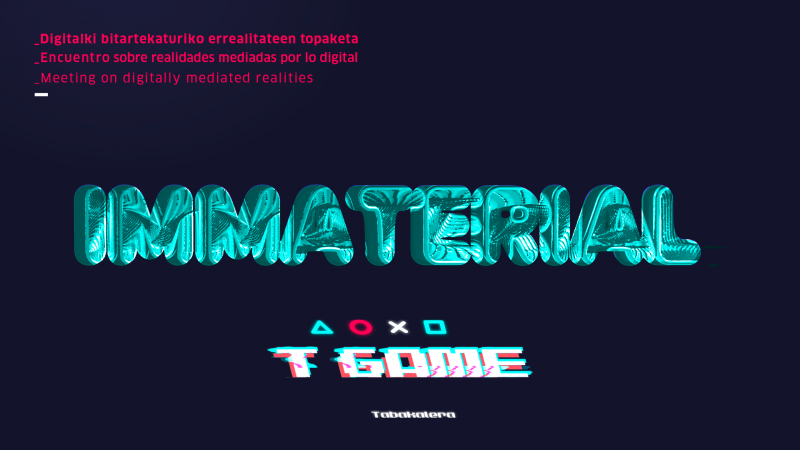 tabakalera's tweet photo. #Tabakalera 

Encuentro virtual para pensar y experimentar la realidad atravesada por lo digital. 

Desarrollo del grupo de trabajo coordinado por el artista y teórico Luca Carrubba @estereotips en el programa #TGame. 

🗓️1-4 junio
📍Youtube Tabakalera
ℹ️https://t.co/ux7soAwZN2 https://t.co/aMkULNTKS7