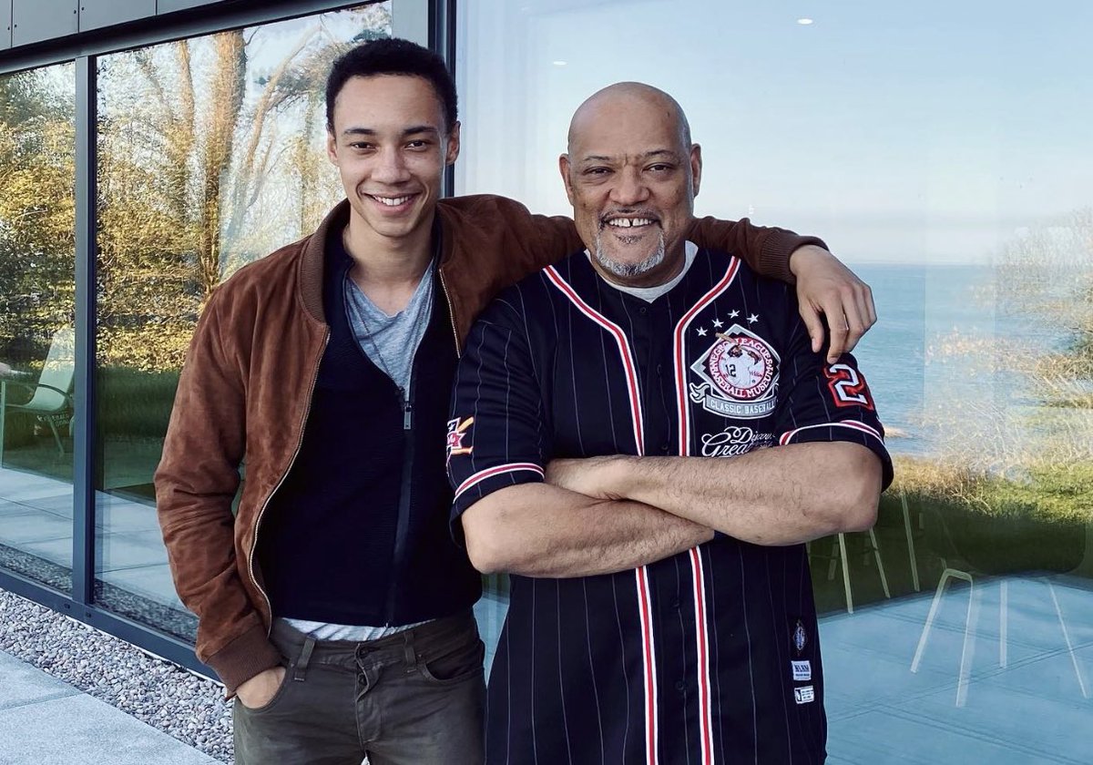 Laurence Fishburne. Childhood hero, a mentor and now a friend. Been the greatest privilege to get to work and hang out with brilliant man over the last couple of months. Can’t believe I got to get to know you on #schoolforgoodandevil I look forward to the next time. Thanks Fish!