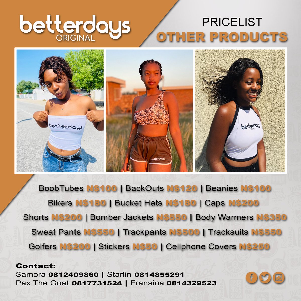 svmorv's tweet image. Dear Valued Clients,
Do take note of our official Products PriceList of all the various designs. Also do note that we strictly work on a "Pay As You Order" basis

Thank You