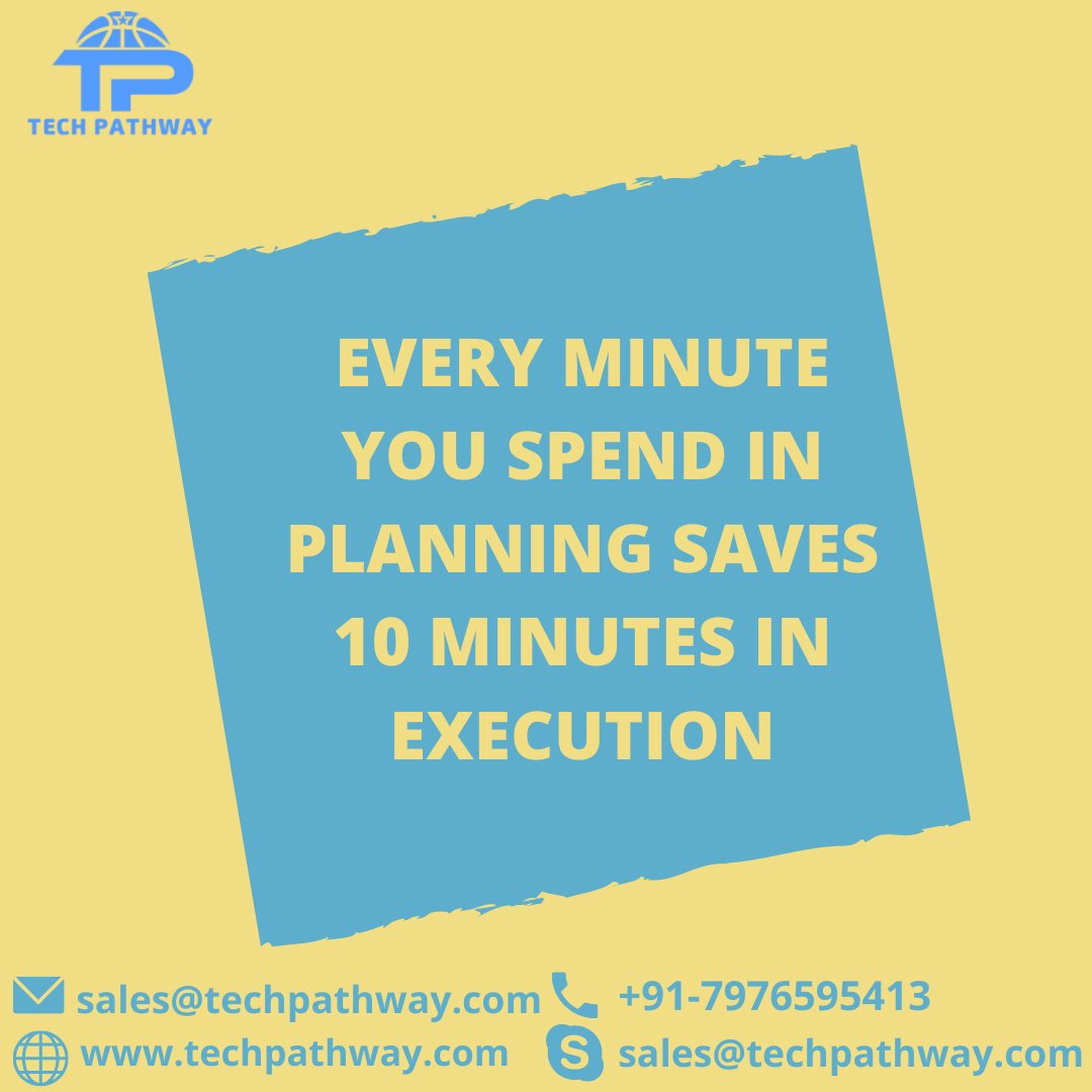techpathwayit's tweet image. EVERY MINUTE YOU SPEND IN PLANNINGSAVES 10 MINUTES IN EXECUTION
For more information: techpathway.com
#mobileappdevelopment #iosapps #androidapp #androidappdevelopment #iosappdevelopment #webdevelopment #webdevelopment #digitalmarketingagency #digitalmarketing #rankingweb