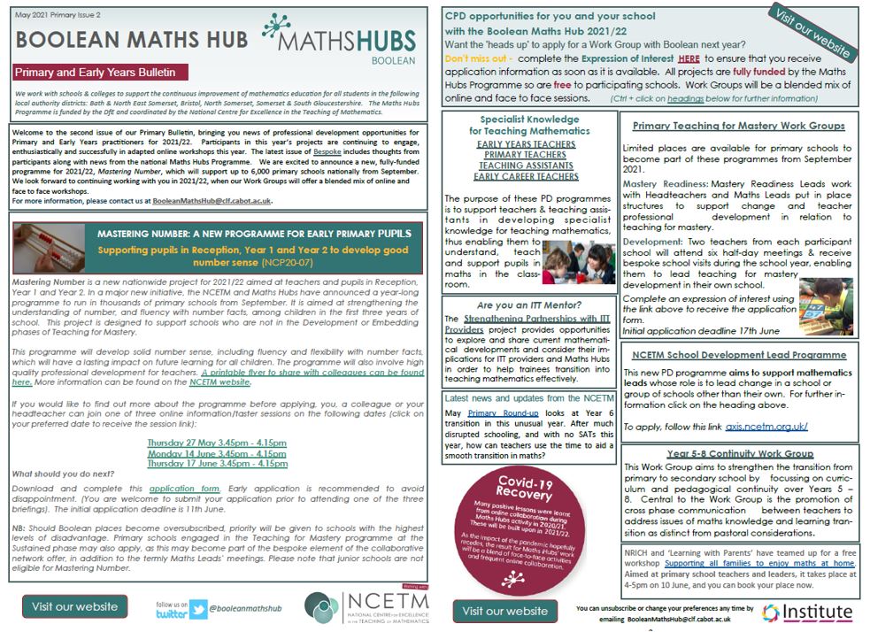 Boolean Maths Hub tweet media