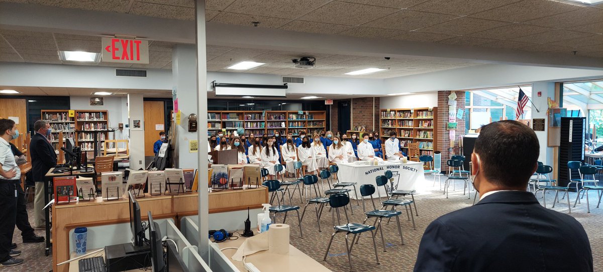 So proud of the newly inducted members of our CRHS National Honor Society!