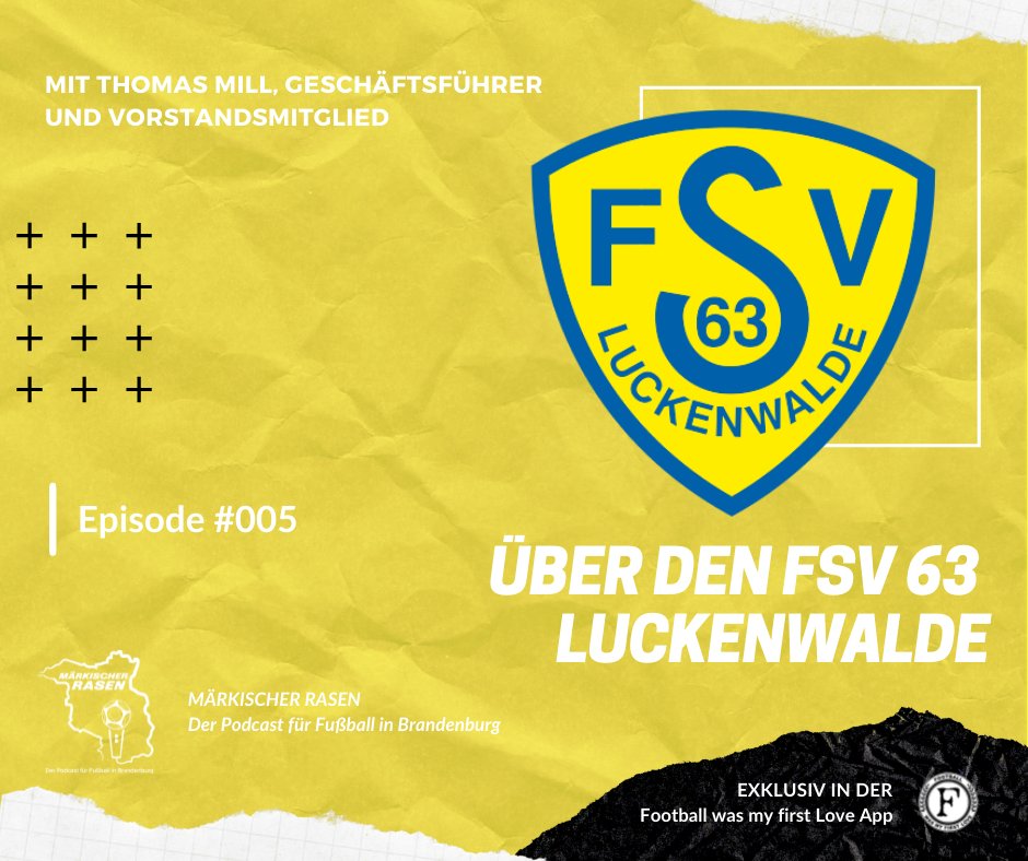 MaerkischerR's tweet photo. 🔊🎧[#005] Das @Fussball_in_BRB Pokalfinale der Männer steht an. Gastgeber ist zum 2. Mal das #WernerSeelenbinderStadion in Luckenwalde. Grund genug mal mit #ThomasMill vom FSV, über den Verein, das Finale und die Region zu sprechen. ⤵️⤵️⤵️
https://t.co/5bPKoSk9C0 https://t.co/zv9SfgoHUU
