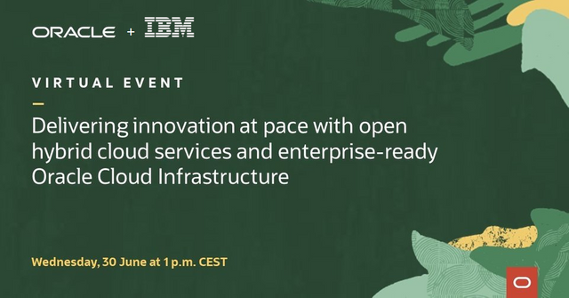 martin_oracle's tweet image. In this 60-minute fireside chat, experts from @IBM and @Oracle will lead a discussion on how businesses can deliver innovation at pace with #OCI. bit.ly/3vrPnto